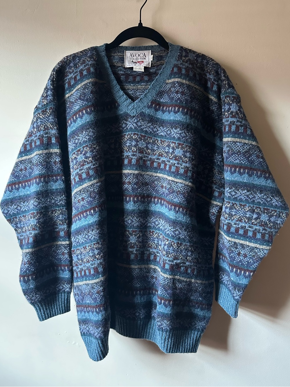 Avoca 100% Wool Grandpa Sweater